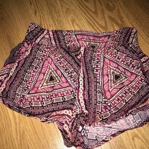 Garage patterned shorts
